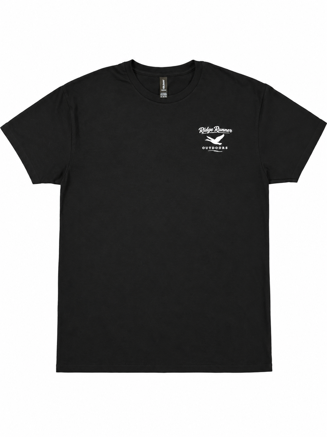 Missouri State Serises tee Front Logo worn outdoors - relaxed fit waterfowl hunting apparel. 